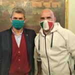 Andrea Devicenzi con Fabrizio Fracassi